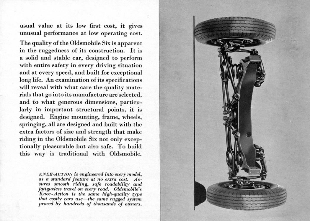 1935 Oldsmobile Motor Cars Brochure Page 26